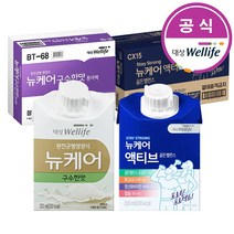 [대상웰라이프 공식대리점] 정품 뉴케어 구수한맛 30팩 + 액티브 골든밸런스 24팩/ 아셉틱 200ml 고단백 뼈와 근육강화 액상단백질, 뉴케어 구수한맛 30팩 + 액티브 골든밸런스 24팩