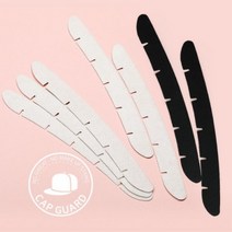 10p 모자 안쪽 오염 방지 화장 스티커 땀패드 패드 모자띠 볼캡 골프 야구 이염 방지 얼룩 캡라이너 캡가드 화이트 블랙
