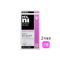 일동 마이니 여성 종합비타민 활력 멀티우면 여성비타민 종합영양제 비타민b D C A E 아연 셀레늄 비오틴 나이아신 판토텐산 20대 30대 40대 50대 추천, 2개, 60정