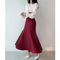 [3color] 태리 머메이드 인어 밴딩 롱 스커트