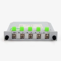 FC /APC 광섬유 분배기 1x4 광 PLC 카세트 상자 카드 삽입 FTTH