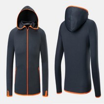 방수 후드 집업 오버사이즈 디자인 낚시복 외출 후드 자외선차단, 화이트블루ㅡXXL