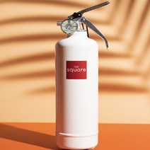 커넥 차량용 1kg 유광 디자인소화기 분말 ABC소화기-화이트