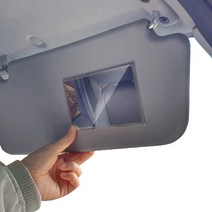 다용도 차량용 미니 미용 사각 거울 부착 화장 보조 조수석 미러 봉고 포터 룸미러, 1개