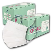 (초특가 할인) 최상위 kfad kf80필터 사용 익투스 마스크 100% 국산 안심 마스크 50매 100매, 200매