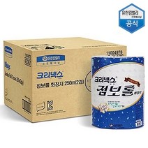 크리넥스 2겹 점보롤 250m, 12롤, 1개