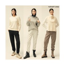 [노앙] 크루 22FW 여성 에센셜 조거팬츠 3종