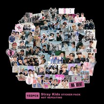 스트레이키즈 스키즈 시그 포카 굿즈 현진 필릭스, SC-StrayKids 스티커 102매