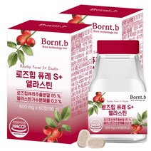 본트비 로즈힙 퓨레 엘라스틴 36g, 2개, 60정