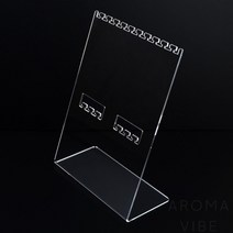 VEDANA 대형2단아크릴목걸이진열대 투명받침대