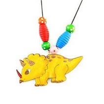 오렌지몰 우드팬시 공룡목걸이 만들기- 트리케라톱스 만들기놀이, 단품