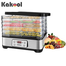 가정용 식품 건조기 고추 음식 탈수기5 레이어 과일야채허브 고기 탈수 스낵 110v 220v, 우리를