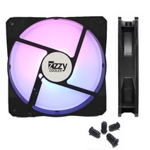 ZF120 LED 120mm 저소음 PC 시스템 쿨러 4핀 (나사 4개) 케이스쿨러