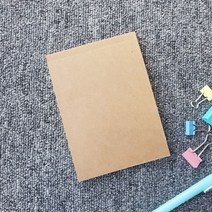 크라프트 무지 노트(소형), 단품, 단품
