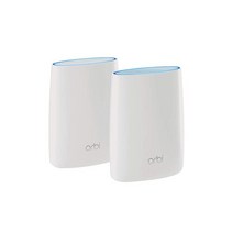 NETGEAR 메시 오르비 Wi-Fi 시스템 홈 전체 라우터 - 위성 6 Up 1, Orbi RBK50 2 Pack