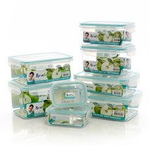 이지필림 비피에이프리 트라이탄 밀폐용기 반찬통 김치통, 직사각 4 호 890 mL 5개