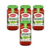 레고스 토마토 바질 파스타 소스 500g Leggos Tomato Basil Pasta Sauce, 4팩