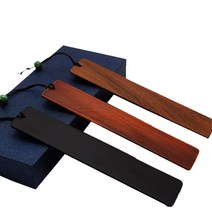 원목 나무 책꽂이 책갈피 사각 책마크 홀더 북마커, 원목 책갈피 / 브라운