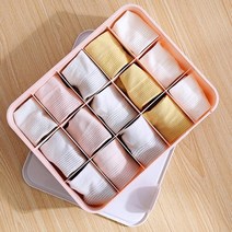 일체형 영양제 정리 정리함 속옷 수납함 양말 보관함 간식 통 소스 커피, 일체형_베이지