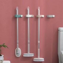 CozyYunbio 프리미엄 후크 밀대 걸이 청소도구걸이 홀더형청소용품걸이 대걸레걸이, No.03 프리미엄 후크걸이 핑크