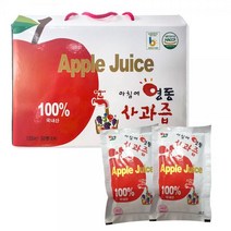 국내산 리얼착즙 사과즙 120ml x 30포 아기 건강한