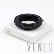 Venes L/M-NEX Leica M 렌즈 용 어댑터 링 소니호환 E 마운트 NEX 카메라 A5100 A6000 NEX-5T NEX-3N, 한개옵션0