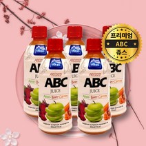 에이비씨 주스 쥬스 ABC 재료 레드비트 사과 당근 과일 NFC 착즙 5병 물넣지않은 100% 과채 맛있는 음료수 APPLE BEET CARROT RED 추출물 만드는법 레시피, 5개
