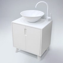 도로시 원목 하부장세면대(화이트)