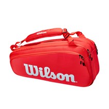 Wilson 윌슨 슈퍼투어 테니스 가방 6/9팩(pk) 숄더백, 6팩
