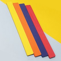 일자 막대자석 긴네모 메모마그넷 종이고정 색깔 사각자석 컬러마그네틱 사무용자석