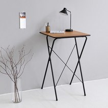 마켓비 GOSI 스탠딩 접이식테이블 60 SM-2200B, 빈티지화이트
