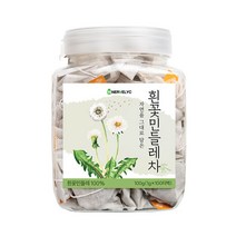 이너블릭 국내산 흰꽃민들레 차 100티백 PLA 친환경 필터, 1g, 100개, 1개, 100개입