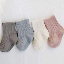 지앤 유아아동양말 도레미 p마시멜로 4족세트 남아여아공용 무배