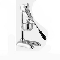 수동 과즙기 손으로 누르는 과일 쥬서기 스톨 과즙기, 304 스테인리스 스틸 화이트 + 계량컵 클립