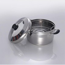 위생적이고 견고한 스텐 찜기냄비 26 대게찜통 미니찜기 떡냄비 생선찜기 사용이편리한 명절 가열조리기구, 상세페이지참조