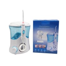 자동손세정기 자동손소독기 세제통 Nicefeel FC169 초음파 구강 Irrigator 워터 제트 Flosser 600ML 탱크 팁 치아 클리너 치과 물 Flosse, WHITE+EU