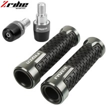 오토바이 액세서리 2006 "22MM 핸들 바 그립 캡 커버 야마하 FZ1 2015-2014 7/8, 18 Grey 1SET