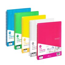 에코청운 칼라칩 스프링화일 30매 A4, 랜덤발송, 3개