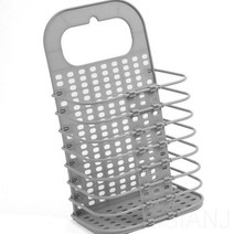 빨래바구니 세탁물 접이식 빨래통 바스켓 수거함 수건, 1개, 2구