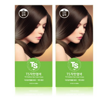 TS 착한염색 1제 60g + 2제 60g 세트, 3호 자연흑색, 7개