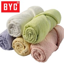 BYC 뉴로고자수 타올수건 호텔용 답례품선물타월 두꺼운 세안세수세면타올 먼지없는 코마사40수수건 칠순팔순, 그린