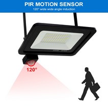 센서 LED 투광 조명 220V SMD 2835 야외 Led 검색 램프 IP66 방수 Foco 스포트 라이트, 01 10w, 01 WHITE