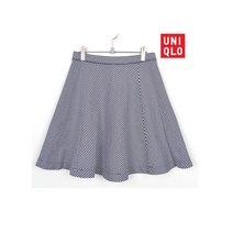 빈티지/ 유니클로 스커트/여성S/플레어/치마/798y1