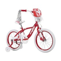 Huffy Kid 자전거 퀵 커넥트 어셈블리 글리머 18인치 레드, Cherry Red, 18 inch wheel, 18 inch wheel