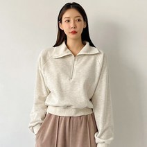 퍼니걸스 9695 기모 반집업 무지 맨투맨 티셔츠 여성의류