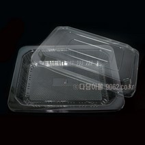 정육용기 T52K(검정) 10세트 (대패삼겹살 600g포장)
