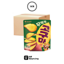 오리온 무뚝뚝 생고구마칩 56g 14개 바삭한