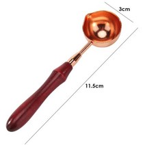 왁스타블렛 고체타블렛 나무 손잡이 씰링 왁스 스푼 인감 스탬프 왁스 비드 타블렛 녹는, 열 다섯