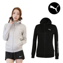 [푸마] 우먼스 스몰로고 여성 여자 후드집업 자켓 스웨트 셔츠 2종 택일
