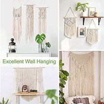 수제 천연 코튼 마크라메 로프 DIY 공예 뜨개질 식물 행거 만들기 벽걸이용 스레드 2-100M, 07 8mm 2meter